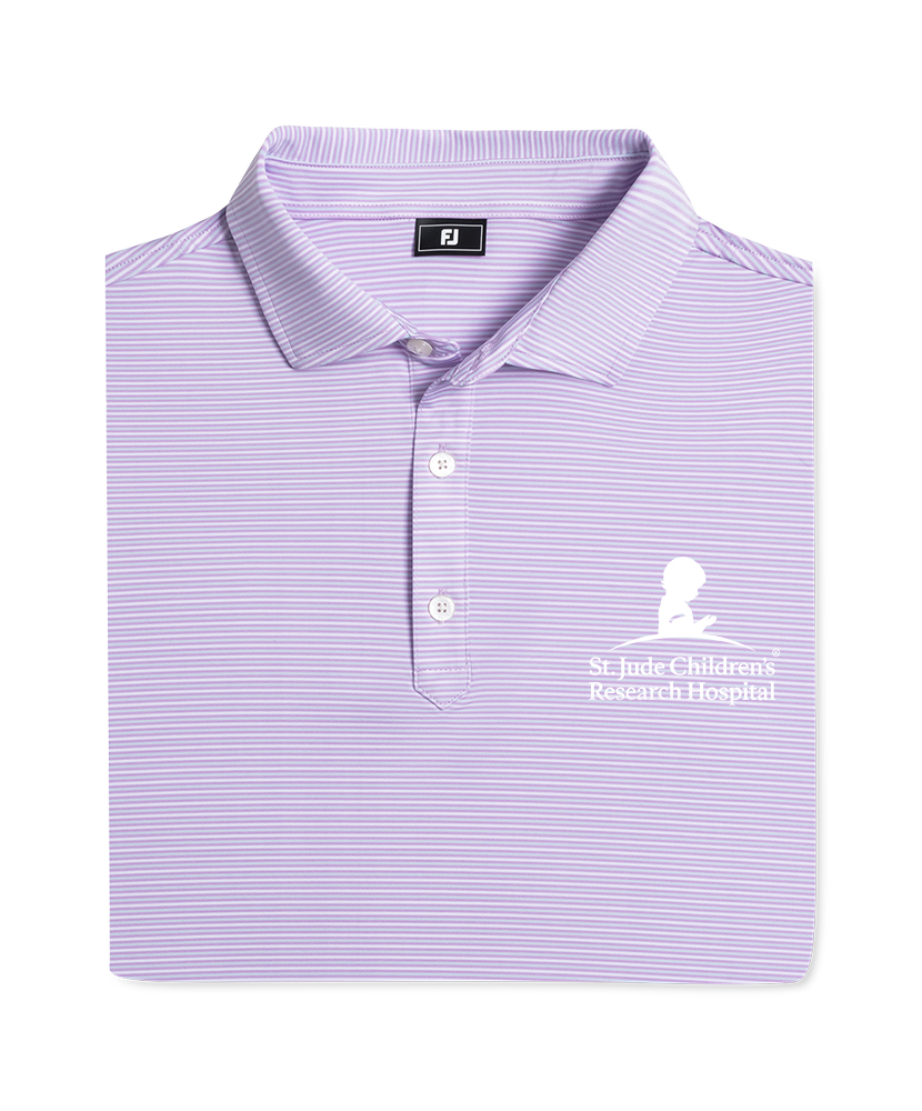 Primary image St. Jude FootJoy Smooth Stripe Lisle Polo